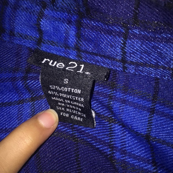 Blue flannel - Picture 1 of 2